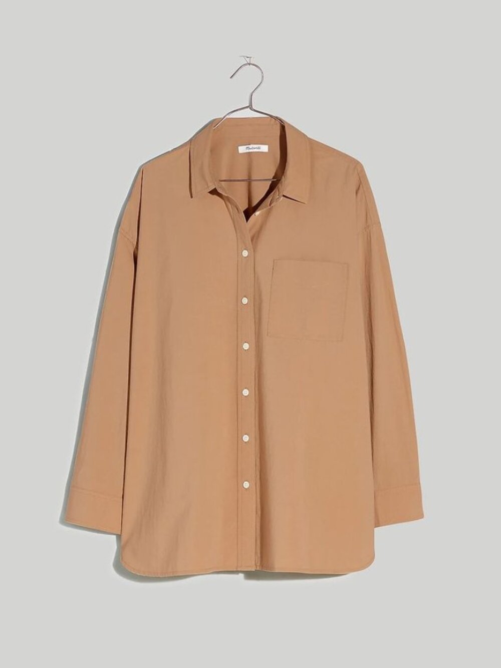 Madewell Cotton Khaki Button-up Shirt